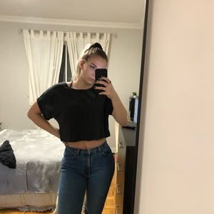 Charcoal Crop Top